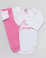 Conjunto Pagão Recém Nascido Rosa