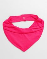 Babador Bebê Bandana Impermeável Pink