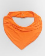 Babador Bebê Bandana Impermeável Laranja