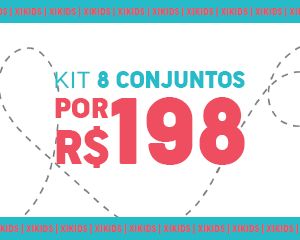 Kit 8 Conjuntos Por R$198