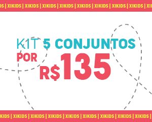 Kit 5 Conjuntos Por R$135