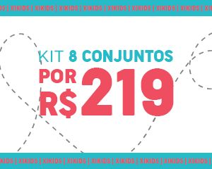 Kit 8 Conjuntos Por R$219