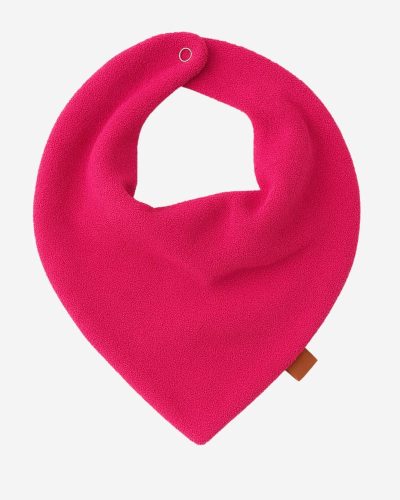 Babador Bebê Bandana Atoalhada Pink