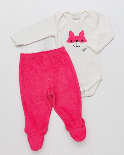 Conjunto Bebê Atoalhado Raposa
