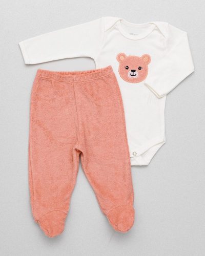 Conjunto Bebê Atoalhado Ursinha