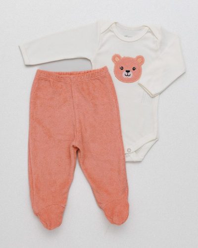 Conjunto Bebê Atoalhado Ursinha