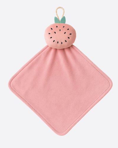 Naninha Bebê Microfibra Fruta Rosa
