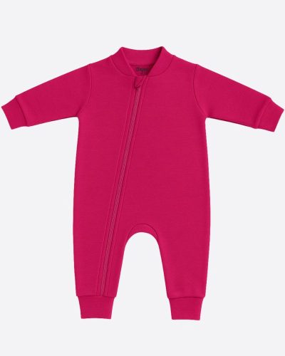 Macacão Bebê Malha 100% Algodão Pink