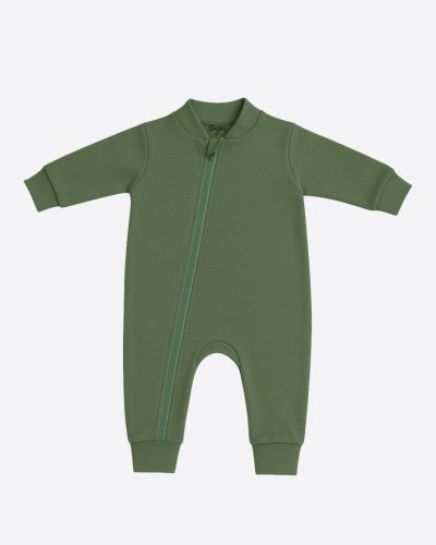 Macacão Bebê Malha 100% Algodão Verde