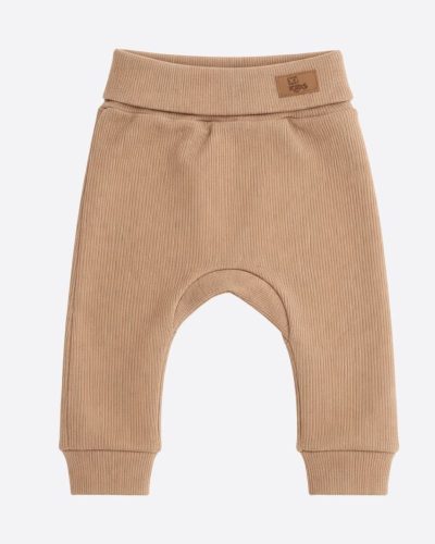 Calça Bebê Culote Algodão Cappuccino
