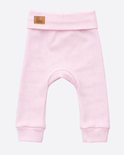 Calça Bebê Culote Rosa Menina Sem Elástico na Cintura