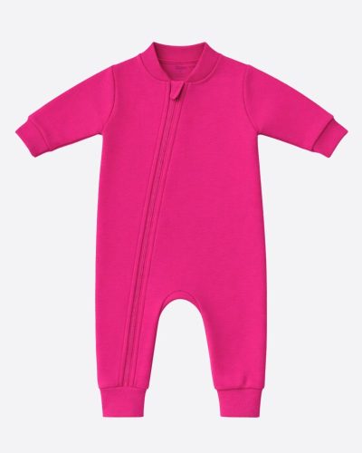 Macacão Bebê Malha 100% Algodão Pink