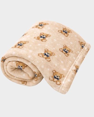 Mantinha Microfibra Bebê Ursinhos Menino