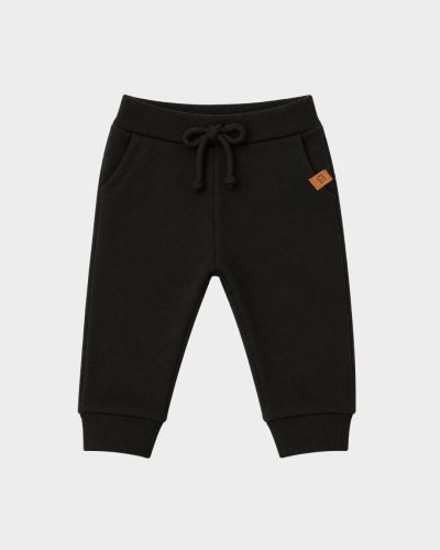 Calça Bebê Suedine Jogger Preto Unissex
