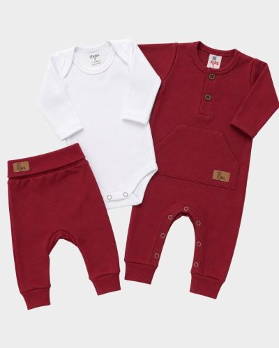 Kit 3 Peças Sortidas Bebê Unissex