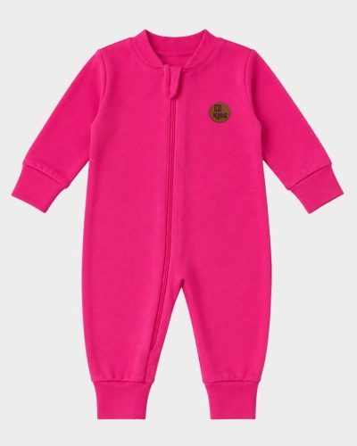Macacão Bebê Malha 100% Algodão Pink